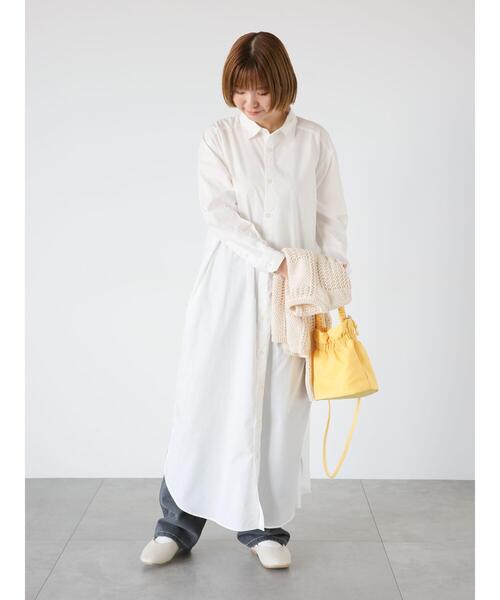 Lugnoncure（ルノンキュール）の「持ち手フリル巾着バッグ（ハンドバッグ・レディース・グリーン/イエロー/ブラック・F）」の6枚目の写真