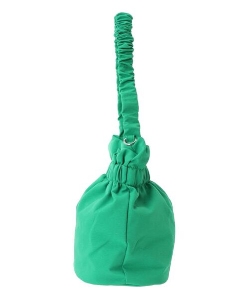 Lugnoncure（ルノンキュール）の「持ち手フリル巾着バッグ（ハンドバッグ・レディース・グリーン/イエロー/ブラック・F）」の14枚目の写真