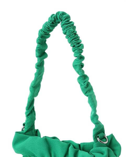 Lugnoncure（ルノンキュール）の「持ち手フリル巾着バッグ（ハンドバッグ・レディース・グリーン/イエロー/ブラック・F）」の15枚目の写真