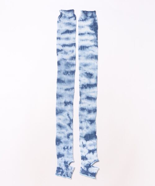 チャイハネ（チャイハネ）の「【チャイハネ】タイダイレッグウォーマー（レッグウォーマー・レディース・ブラック/ベージュ/ライム/ブルー/グリーン・FREE）」の5枚目の写真