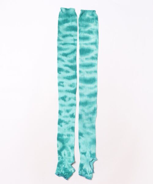 チャイハネ（チャイハネ）の「【チャイハネ】タイダイレッグウォーマー（レッグウォーマー・レディース・ブラック/ベージュ/ライム/ブルー/グリーン・FREE）」の4枚目の写真