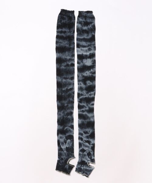 チャイハネ（チャイハネ）の「【チャイハネ】タイダイレッグウォーマー（レッグウォーマー・レディース・ブラック/ベージュ/ライム/ブルー/グリーン・FREE）」の2枚目の写真