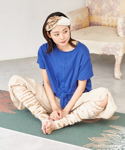 チャイハネ（チャイハネ）の「【チャイハネ】タイダイレッグウォーマー（レッグウォーマー・レディース・ブラック/ベージュ/ライム/ブルー/グリーン・FREE）」の10枚目の写真