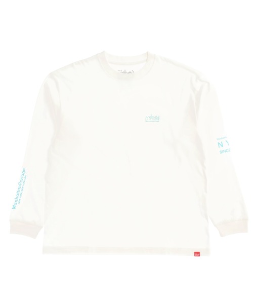 Manhattan Portage(マンハッタンポーテージ)の「L/S Print T-Shirt(Tシャツ/カットソー・メンズ・ブラック/ホワイト/ターコイズブルー/ネイビー/ライトグレー/ダークブルー・SMALL/LARGE/X-LARGE/MEDIUM)」の5枚目の写真