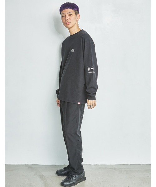 Manhattan Portage(マンハッタンポーテージ)の「L/S Print T-Shirt(Tシャツ/カットソー・メンズ・ブラック/ホワイト/ターコイズブルー/ネイビー/ライトグレー/ダークブルー・SMALL/LARGE/X-LARGE/MEDIUM)」の8枚目の写真