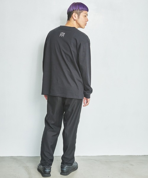 Manhattan Portage(マンハッタンポーテージ)の「L/S Print T-Shirt(Tシャツ/カットソー・メンズ・ブラック/ホワイト/ターコイズブルー/ネイビー/ライトグレー/ダークブルー・SMALL/LARGE/X-LARGE/MEDIUM)」の9枚目の写真