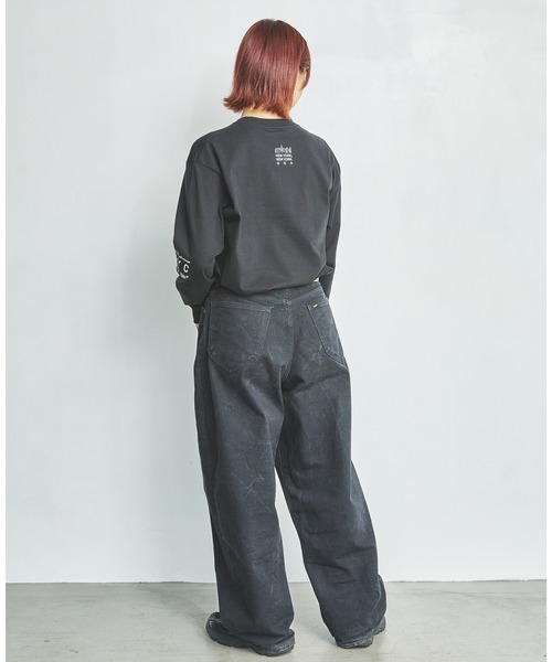 Manhattan Portage(マンハッタンポーテージ)の「L/S Print T-Shirt(Tシャツ/カットソー・メンズ・ブラック/ホワイト/ターコイズブルー/ネイビー/ライトグレー/ダークブルー・SMALL/LARGE/X-LARGE/MEDIUM)」の13枚目の写真