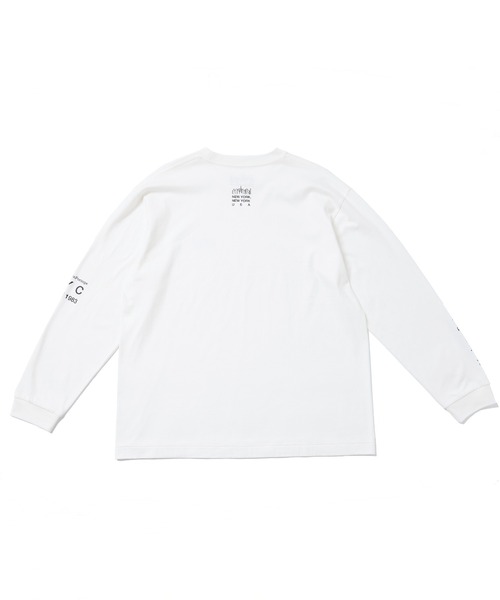 Manhattan Portage(マンハッタンポーテージ)の「L/S Print T-Shirt(Tシャツ/カットソー・メンズ・ブラック/ホワイト/ターコイズブルー/ネイビー/ライトグレー/ダークブルー・SMALL/LARGE/X-LARGE/MEDIUM)」の18枚目の写真