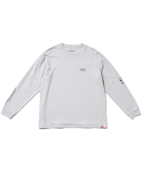 Manhattan Portage(マンハッタンポーテージ)の「L/S Print T-Shirt(Tシャツ/カットソー・メンズ・ブラック/ホワイト/ターコイズブルー/ネイビー/ライトグレー/ダークブルー・SMALL/LARGE/X-LARGE/MEDIUM)」の21枚目の写真