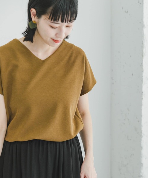 ITEMS URBANRESEARCH（アイテムズ アーバンリサーチ）の「カットミラノフレンチプルオーバー（Tシャツ/カットソー・レディース・ブラウン系その他/ブルー系その他/ホワイト系その他/オフホワイト/チャコールグレー・FREE）」の4枚目の写真