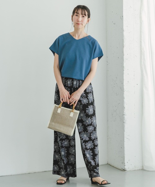 ITEMS URBANRESEARCH（アイテムズ アーバンリサーチ）の「カットミラノフレンチプルオーバー（Tシャツ/カットソー・レディース・ブラウン系その他/ブルー系その他/ホワイト系その他/オフホワイト/チャコールグレー・FREE）」の12枚目の写真