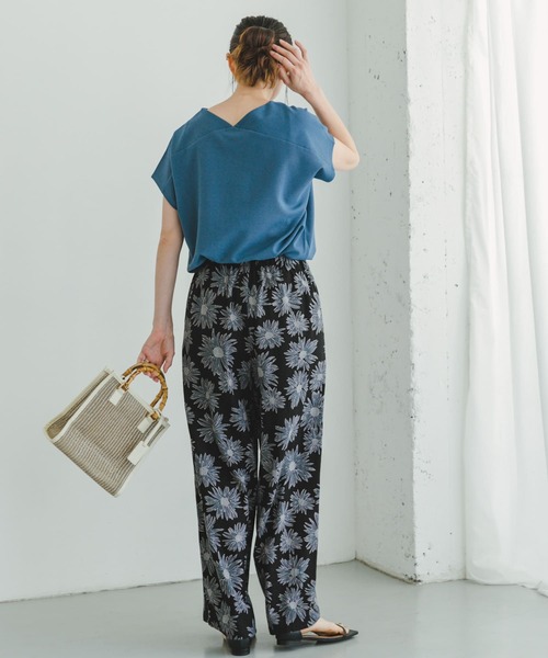 ITEMS URBANRESEARCH（アイテムズ アーバンリサーチ）の「カットミラノフレンチプルオーバー（Tシャツ/カットソー・レディース・ブラウン系その他/ブルー系その他/ホワイト系その他/オフホワイト/チャコールグレー・FREE）」の14枚目の写真