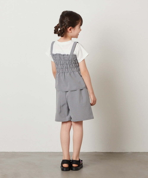 a.v.v（アーヴェヴェ）の「[140-150]【セットアップ対応】タックショートパンツ（その他パンツ・キッズ・ブラック/ブルー・140/150）」の8枚目の写真