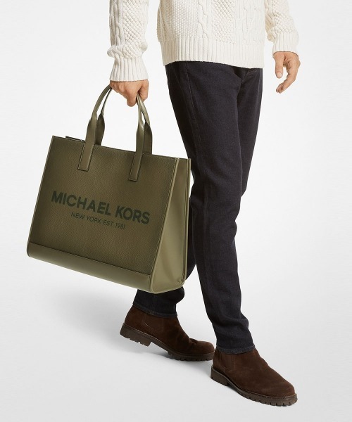 マイケルコース トートバッグ クーパー ストラクチャー オリーブ