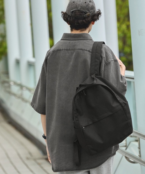 HECT（ヘクト）の「【HECT】Big Regular collar Logo S/S Denim Shirt / ビッグシルエットレギュラーカラー半袖デニムシャツ（シャツ/ブラウス・メンズ・グレー/ダークインディゴブルー/インディゴブルー/ライトグレー/ブラック・M/S/L）」の15枚目の写真