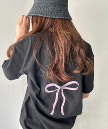 リボンデザイン 半袖Ｔシャツ バレエコア