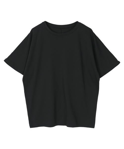 UR'S（ユアーズ）の「汗染み防止ハーフスリーブTシャツ（Tシャツ/カットソー・レディース・ブラック/ホワイト/ブルーグレー/チャコール・S/M/L）」の3枚目の写真