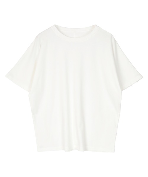 UR'S（ユアーズ）の「汗染み防止ハーフスリーブTシャツ（Tシャツ/カットソー・レディース・ブラック/ホワイト/ブルーグレー/チャコール・S/M/L）」の16枚目の写真