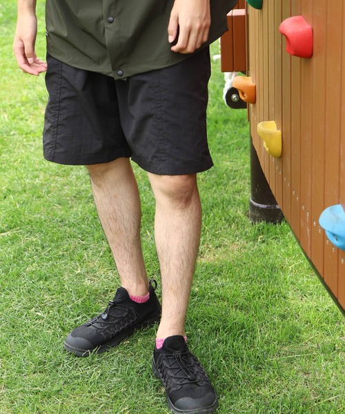 ZIP FIVE（ジップファイブ）の「【ZIP FIVE】水陸両用 速乾 ナイロン 切替 ショートパンツ（その他パンツ・メンズ・ブラック/オリーブ/スモークピンク/オフホワイト/ブルー/イエロー/パープル・MEDIUM/LARGE/X-LARGE）」の3枚目の写真