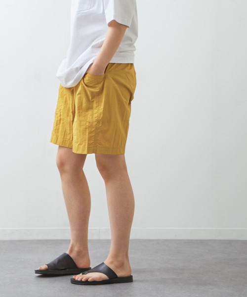 ZIP FIVE（ジップファイブ）の「【ZIP FIVE】水陸両用 速乾 ナイロン 切替 ショートパンツ（その他パンツ・メンズ・ブラック/オリーブ/スモークピンク/オフホワイト/ブルー/イエロー/パープル・MEDIUM/LARGE/X-LARGE）」の8枚目の写真