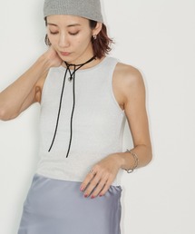 カップ付きラメアメスリタンク