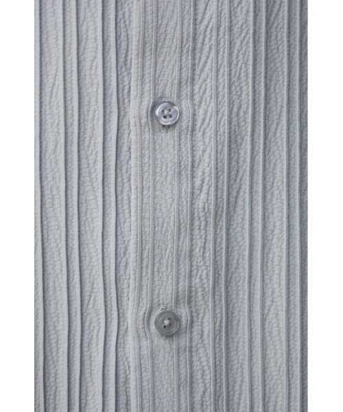 AZUL by moussy（アズールバイマウジー）の「タック楊柳リラックスシャツ（シャツ/ブラウス・メンズ・ブラック/ライトグレー/ベージュ・FREE）」の22枚目の写真