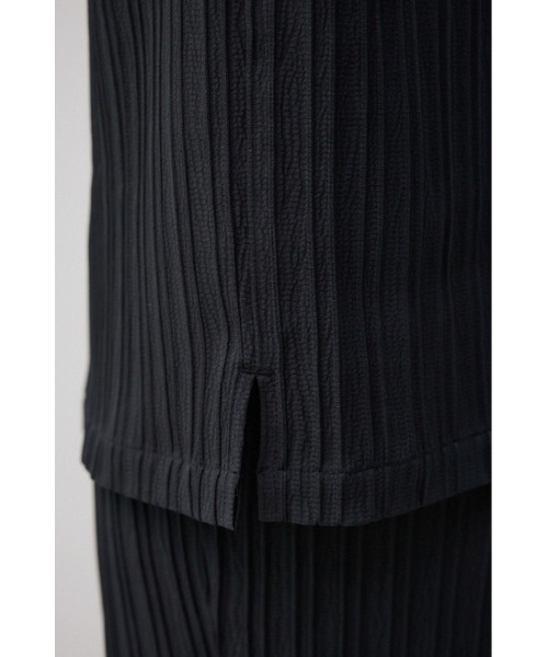 AZUL by moussy（アズールバイマウジー）の「タック楊柳リラックスシャツ（シャツ/ブラウス・メンズ・ブラック/ライトグレー/ベージュ・FREE）」の13枚目の写真