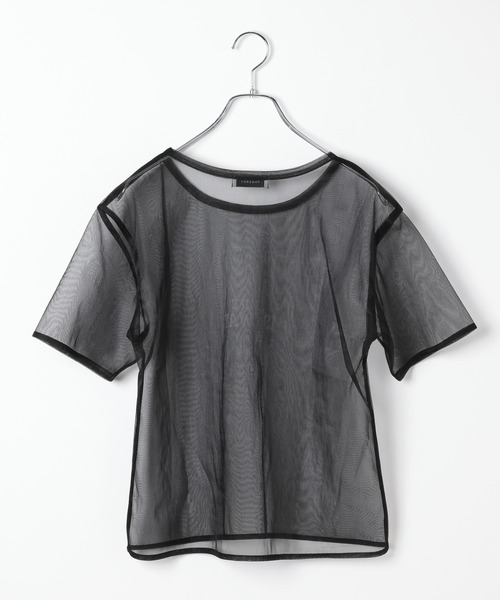PAGEBOY(ページボーイ)の「シアーロゴT(Tシャツ/カットソー・レディース・オフホワイト/ブルー/ブラック・FREE)」の14枚目の写真
