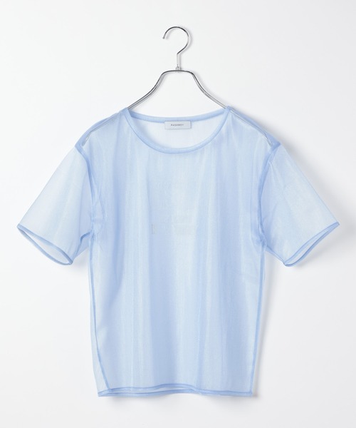 PAGEBOY(ページボーイ)の「シアーロゴT(Tシャツ/カットソー・レディース・オフホワイト/ブルー/ブラック・FREE)」の16枚目の写真