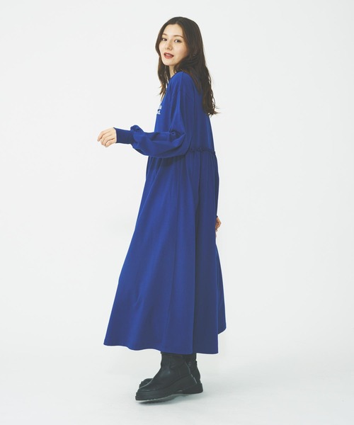 セール】ROUND COLLAR GATHERED DRESS(ワンピース)|MILKFED セール】ROUND COLLAR GATHERED DRESS(ワンピース)|MILKFED