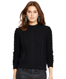 POLO RALPH LAUREN | ケーブルニット コットン セーター(ニット/セーター)