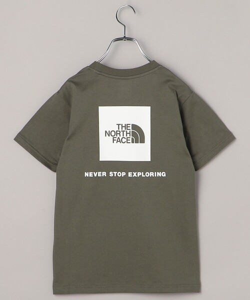 FREAK'S STORE（フリークスストア）の「限定展開 THE NORTH FACE/ノースフェイス KIDS S/S BACK SQU Tシャツ / NTJ32333（Tシャツ/カットソー・キッズ・ホワイト/ブラック/オリーブ/ブルーグリーン・120/130/140/150）」の3枚目の写真