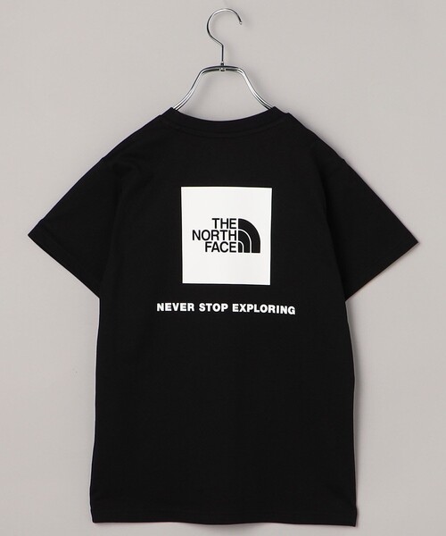 FREAK'S STORE（フリークスストア）の「限定展開 THE NORTH FACE/ノースフェイス KIDS S/S BACK SQU Tシャツ / NTJ32333（Tシャツ/カットソー・キッズ・ホワイト/ブラック/オリーブ/ブルーグリーン・120/130/140/150）」の2枚目の写真