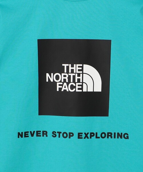 FREAK'S STORE（フリークスストア）の「限定展開 THE NORTH FACE/ノースフェイス KIDS S/S BACK SQU Tシャツ / NTJ32333（Tシャツ/カットソー・キッズ・ホワイト/ブラック/オリーブ/ブルーグリーン・120/130/140/150）」の10枚目の写真