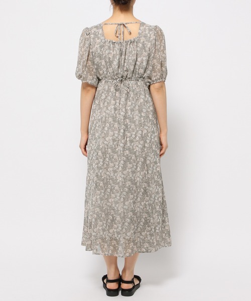 mysty woman（ミスティウーマン）の「バックリボンエンパイアワンピース　128553（ワンピース・レディース・ベージュ/グレー/ライトピンク・FREE）」の15枚目の写真