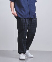 UNITED ARROWS（ユナイテッドアローズ）の「DotAir ドットエア チェック ハーフギャザー ヘムコード 2プリーツパンツ -ストレッチ-（その他パンツ）」