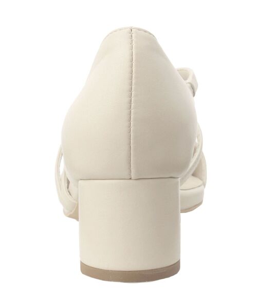 LAGUNAMOON（ラグナムーン）の「ストラップパンプス（パンプス・レディース・アイボリー/ブラック・S/M）」の5枚目の写真
