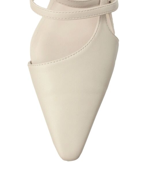 LAGUNAMOON（ラグナムーン）の「ストラップパンプス（パンプス・レディース・アイボリー/ブラック・S/M）」の6枚目の写真