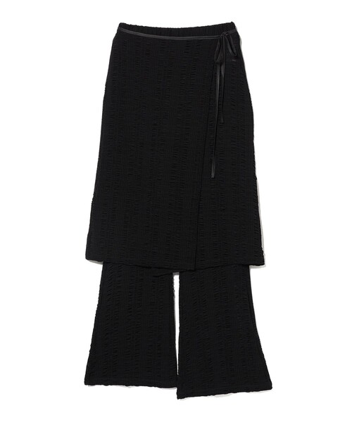 Ray BEAMS（レイビームス）の「Ray BEAMS / シャーリング スカート パンツ セット（その他パンツ・レディース・ホワイト系その他6/ブラック・ONE SIZE）」の10枚目の写真