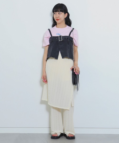 BEAMS、シャーリング　スカートパンツセゥト Amazon | [レイビームス] パンツ シャーリング スカート パンツ