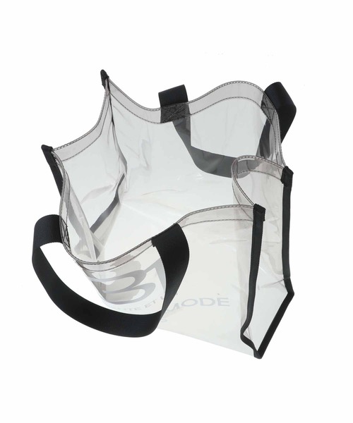 31 Sons de mode（トランテアン　ソン　ドゥ　モード）の「ＰＶＣロゴトートバッグ（トートバッグ・レディース・ホワイト/ブラック・フリー）」の9枚目の写真