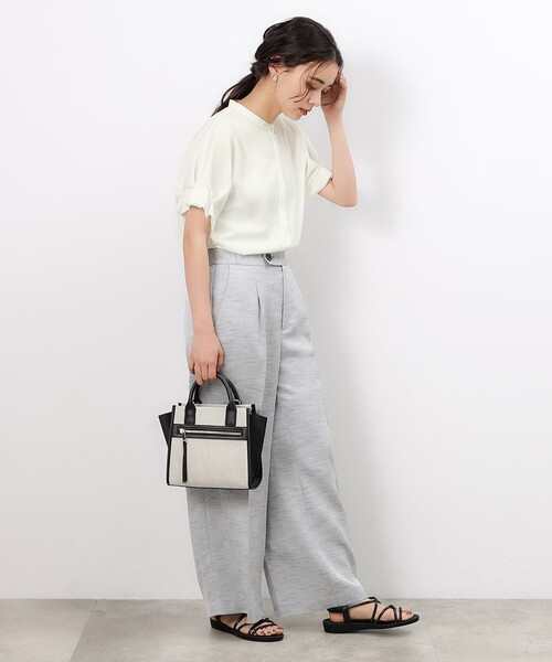 OPAQUE.CLIP（オペークドットクリップ）の「◆タックスリーブブラウス【洗濯機洗い可】（シャツ/ブラウス・レディース・ブラック系/ホワイト/ベージュ系その他3・40/38/42）」の21枚目の写真