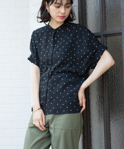 OPAQUE.CLIP（オペークドットクリップ）の「◆タックスリーブブラウス【洗濯機洗い可】（シャツ/ブラウス・レディース・ブラック系/ホワイト/ベージュ系その他3・40/38/42）」の9枚目の写真