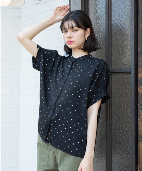 OPAQUE.CLIP（オペークドットクリップ）の「◆タックスリーブブラウス【洗濯機洗い可】（シャツ/ブラウス・レディース・ブラック系/ホワイト/ベージュ系その他3・40/38/42）」の10枚目の写真