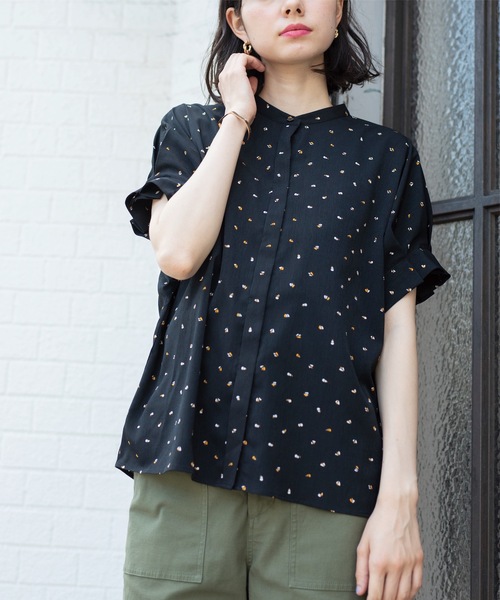 OPAQUE.CLIP（オペークドットクリップ）の「◆タックスリーブブラウス【洗濯機洗い可】（シャツ/ブラウス・レディース・ブラック系/ホワイト/ベージュ系その他3・40/38/42）」の11枚目の写真