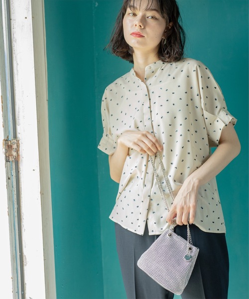 OPAQUE.CLIP（オペークドットクリップ）の「◆タックスリーブブラウス【洗濯機洗い可】（シャツ/ブラウス・レディース・ブラック系/ホワイト/ベージュ系その他3・40/38/42）」の13枚目の写真