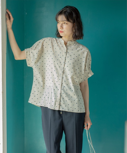 OPAQUE.CLIP（オペークドットクリップ）の「◆タックスリーブブラウス【洗濯機洗い可】（シャツ/ブラウス・レディース・ブラック系/ホワイト/ベージュ系その他3・40/38/42）」の14枚目の写真