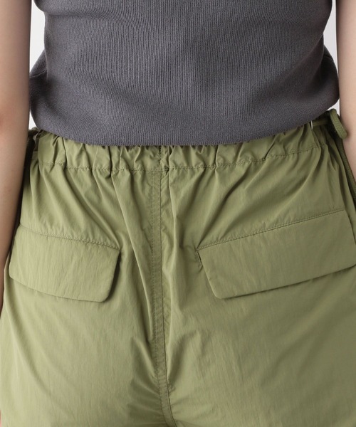 RAGEBLUE(レイジブルー)の「サイドリボン/ナイロンパラシュートパンツ(カーゴパンツ・レディース・オリーブ/ホワイト/オレンジ・FREE)」の19枚目の写真