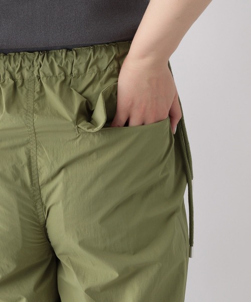 RAGEBLUE(レイジブルー)の「サイドリボン/ナイロンパラシュートパンツ(カーゴパンツ・レディース・オリーブ/ホワイト/オレンジ・FREE)」の18枚目の写真