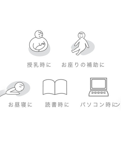 SOULEIADO（ベビー）（ソレイアード）の「【SOULEIADOソレイアード】 ヴァンダンジュ　ママ＆ベビークッション　授乳クッション（授乳ケープ/授乳クッション・キッズ・ライトブルー・ONE SIZE）」の5枚目の写真